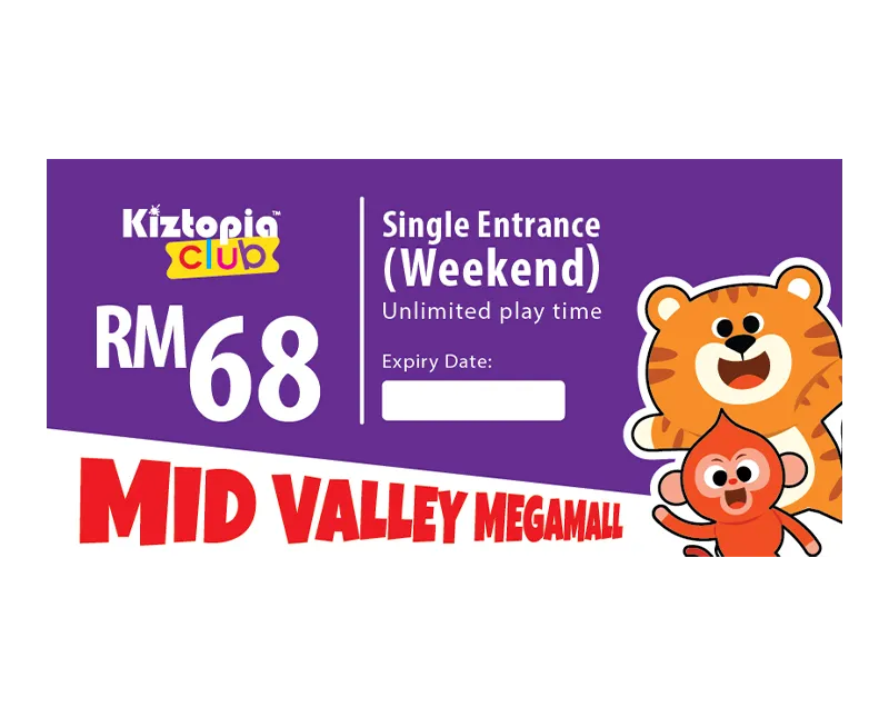 Mid Valley Megamall - Single Admission (Weekend) - Unlimited