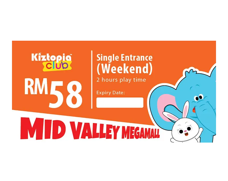 Mid Valley Megamall - Single Admission (Weekend) - 2 hours