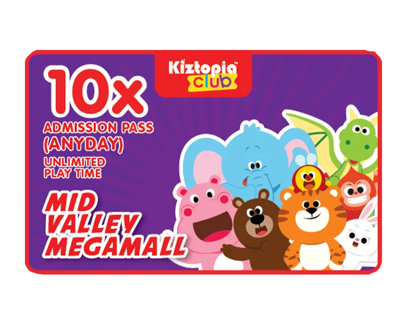 Mid Valley Megamall - 10x Admission Pass (Anyday) - Unlimited