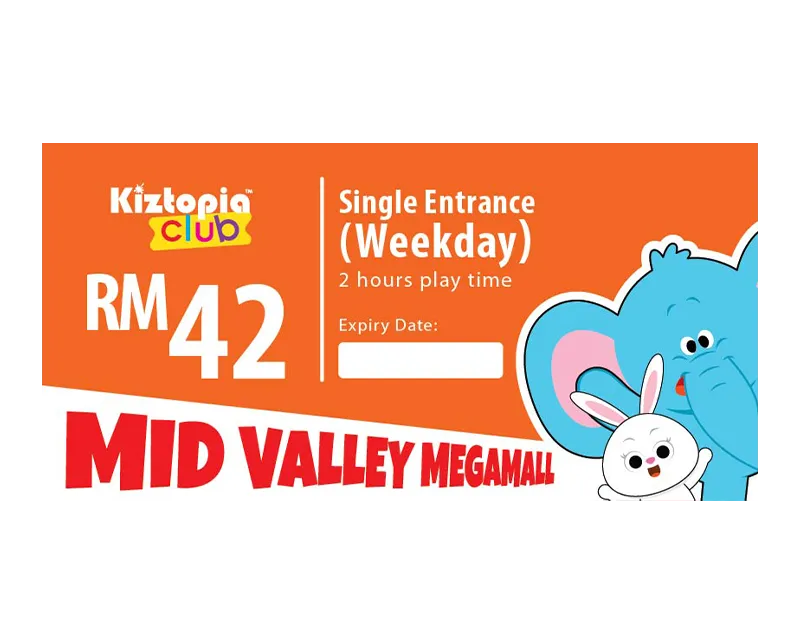 Mid Valley Megamall - Single Admission (Weekday) - 2 hours