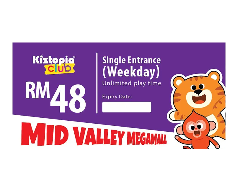 Mid Valley Megamall - Single Admission (Weekday) - Unlimited